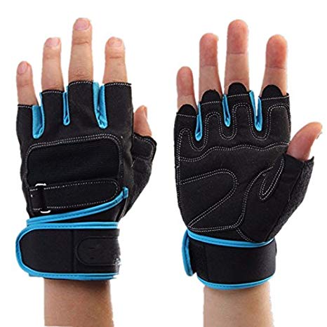 gym, weightlifting body building, men sports fitness gloves